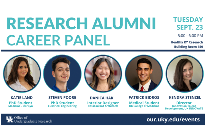 Research Alumni Career Panel - Sept. 23