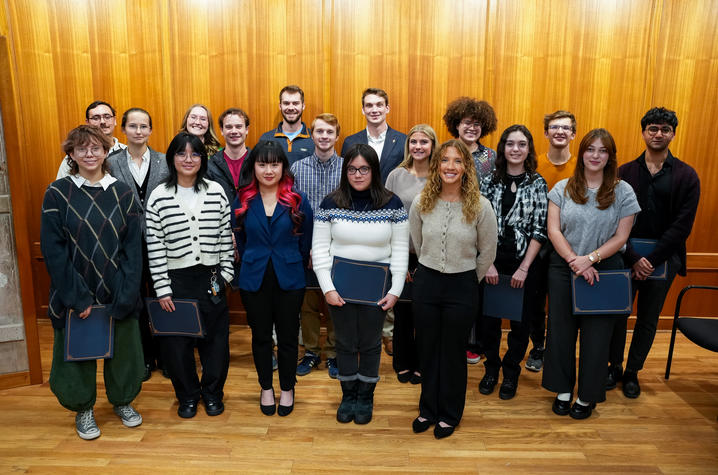2025 Oswald Research and Creativity Competition winners group photo
