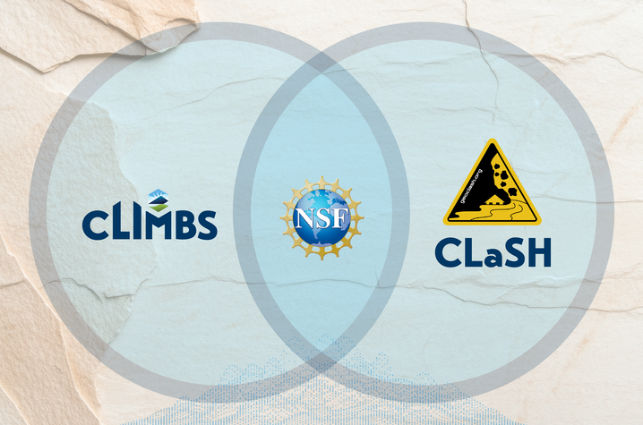 CLIMBS, NSF and CLaSH logos