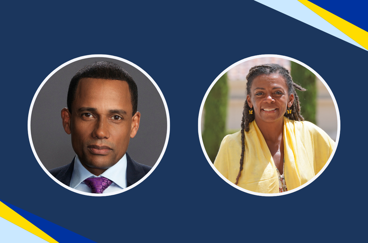 Hill Harper and Joia Crear-Perry