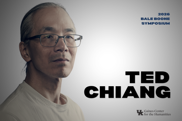 2026 Bale Boone Symposium - Ted Chiang - UK Gaines Center for the Humanities logo