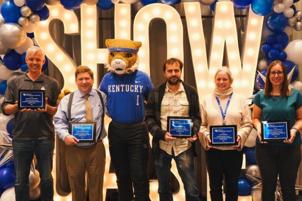 Recipients of the 2024 Mentor Awards at the Showcase of Undergraduate Scholars