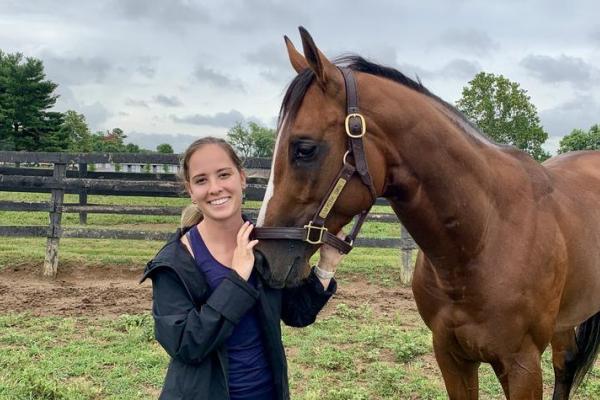 Kelley Renner and a horse