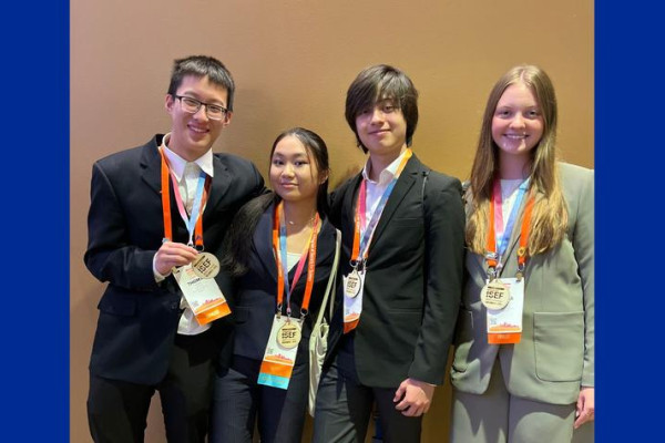 From left: Thomas Yuan, Grace Sun, Ari Horikawa-Strakovsky and Clara Fuller.