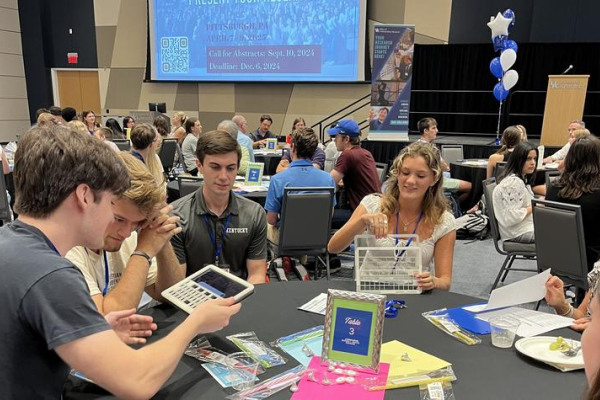 Students gather at the 2024 Summer Research Symposium