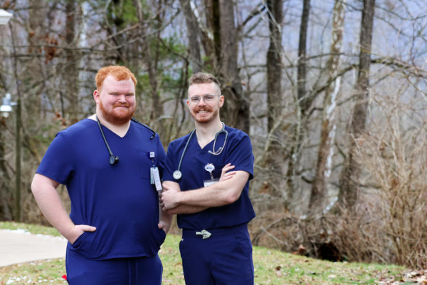 RPLP students Alex Willett, left, and Bradley Firchow