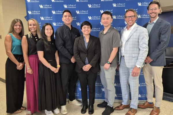 From left: Heather Erwin, Melinda Ickes, Keller Chai, Lowell Chong, Major V Nisha, Lieutenant Colonel Lee Soon Huat, Mark Abel and Ryan Mason.