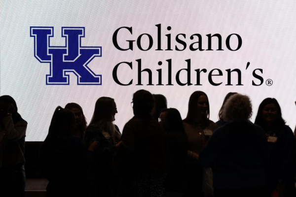 Golisano Children's logo with people silhouetted in front