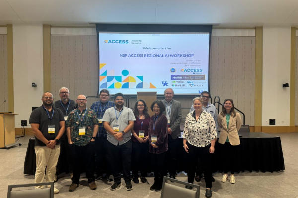 Attendees at the NSF Access Regional AI Workshop