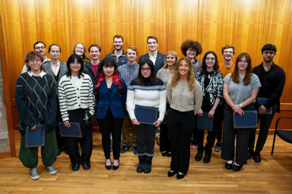 2025 Oswald Research and Creativity Competition winners group photo