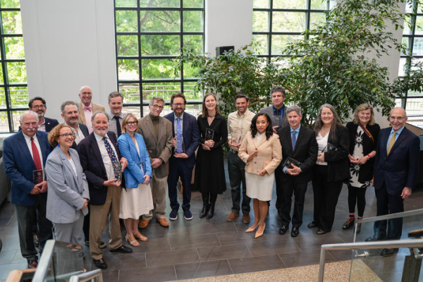 University Research Professors gathered for a group photo