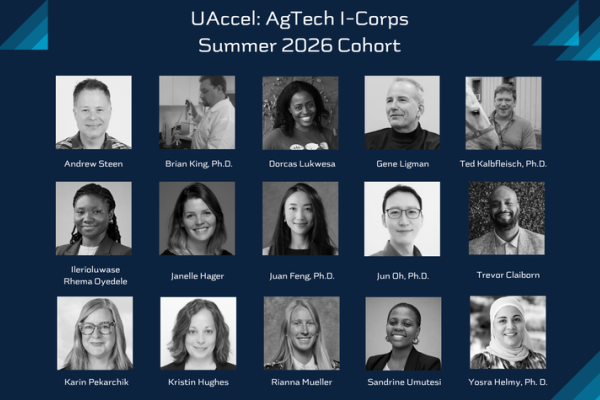 UAccel: AgTech I-Corps Summer 2026 Cohort headshots