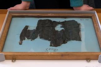 piece of the carbonized PHerc. 118 fragment