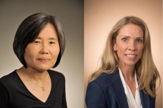 Picture of Markey researchers Teresa Fan and Kate Zaytseva