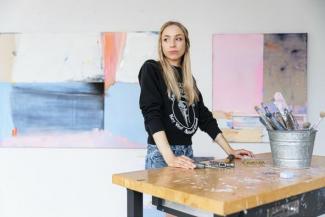 New York-based painter Dana James will present her talk Oct. 14.