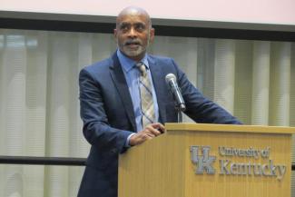 SURE plenary speaker Dr. Ricky Bluthenthal from University of Southern California's Keck School of Medicine. Photo provided by Johnnie Curry.