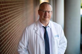 Pete Nelson, M.D., PhD, of the Sanders-Brown Center on Aging on July 2, 2020. Mark Cornelison | UK Photo