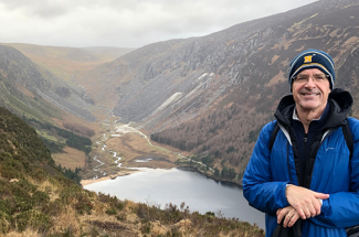 Dave Moecher in the Dublin Mountains, County Dublin, Ireland.