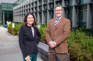 (right) Principal investigator Jonathan Thomas, Ph.D., professor and chair, UK College of Education Department of STEM Education, and co-principal investigator Cindy Jong, Ph.D., professor, UK College of Education Department of STEM Education.