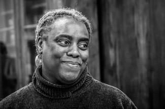 Special Collections librarian Reinette F. Jones. Photo by oral history archivist Kopana Terry.