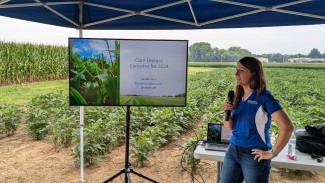 Kiersten Wise is helping lead a national study into fungicidal resistance in corn