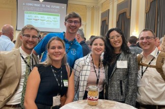 Travis Banet (far left) pictured with the other National Corn Growers Association Research Ambassadors.