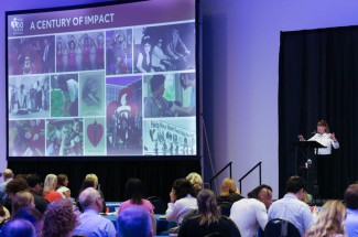 AHA CEO Nancy Brown was the keynote speaker at the 26th annual UK Cardiovascular Research Day