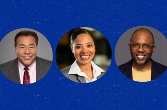 Left to right: John Quiñones, Maia Hightower, M.D., and Chezare A. Warren, Ph.D.