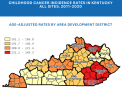Childhood Cancer Incidence Rates in KY