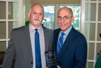 Herman Daniel Farrell III, Department of Theater and Dance, College of Fine Arts, was presented with a 2018-2019 University Research Professorship Award by UK President Eli Capilouto.