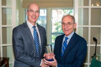 Mark Williams, Department of Internal Medicine, College of Medicine, was presented with a 2018-2019 University Research Professorship Award by UK President Eli Capilouto.