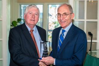 Richard Ausness, College of Law, was presented with a 2018-2019 University Research Professorship Award by UK President Eli Capilouto