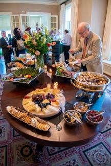 At a reception hosted by President Eli Capilouto at Maxwell Place, with their families, deans and associate deans for research on hand to celebrate with them, the recipients of the 2018-2019 University Research Professorship Award were recognized. 