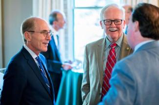At a reception hosted by President Eli Capilouto at Maxwell Place, with their families, deans and associate deans for research on hand to celebrate with them, the recipients of the 2018-2019 University Research Professorship Award were recognized. 