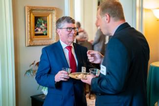 At a reception hosted by President Eli Capilouto at Maxwell Place, with their families, deans and associate deans for research on hand to celebrate with them, the recipients of the 2019-2020 University Research Professorship Award were recognized. 