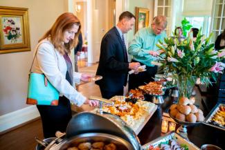 At a reception hosted by President Eli Capilouto at Maxwell Place, with their families, deans and associate deans for research on hand to celebrate with them, the recipients of the 2019-2020 University Research Professorship Award were recognized. 
