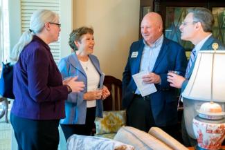 At a reception hosted by President Eli Capilouto at Maxwell Place, with their families, deans and associate deans for research on hand to celebrate with them, the recipients of the 2019-2020 University Research Professorship Award were recognized. 