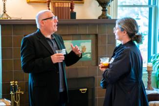 At a reception hosted by President Eli Capilouto at Maxwell Place, with their families, deans and associate deans for research on hand to celebrate with them, the recipients of the 2019-2020 University Research Professorship Award were recognized. 