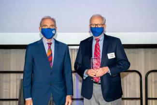 President Eli Capilouto and University Research Professor H. Dan O'Hair