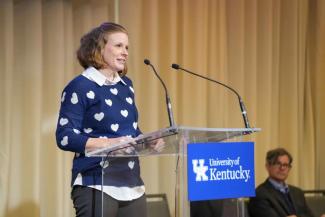 Brandi Frisby (Professor in the School of Information Science and Acting Dean, College of Communication and Information)