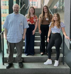 Left - Right: Edward Stump, Shelby McCubbin, Emma Anderson, Isabella Arauz,