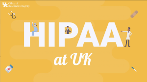 HIPPA at UK