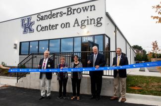 Sanders-Brown Memory Clinic ribbon cutting ceremony on July 25, 2022.