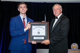 Asa O’Neal is recognized as a 2024 Astronaut Scholar at the Astronaut Scholarship Foundation Innovators Symposium and Gala