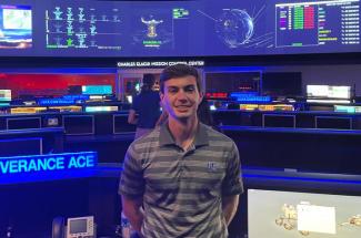Asa O'Neal at NASA Mission Control