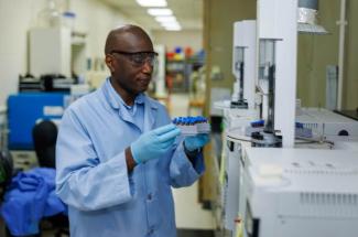 Solomon Kariuki, the new director of laboratories and soils program