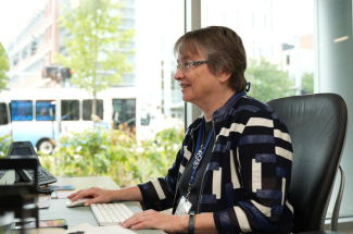 Linda Van Eldik, Ph.D., director of the Sanders-Brown Center on Aging.