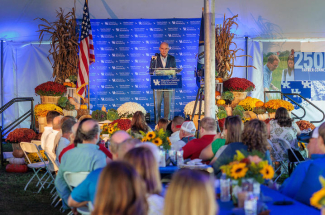 President Eli Capilouto speaks at the UKREC 100-year celebration