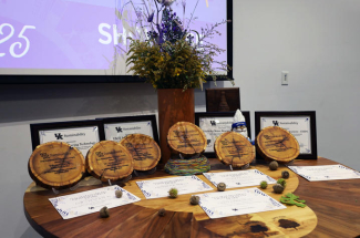 awards from the 2025 Sustainability Showcase