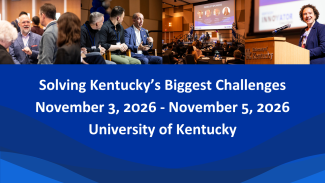 Graphics promoting Kentucky Innovator Challenge 2026: R&D Partnerships Week